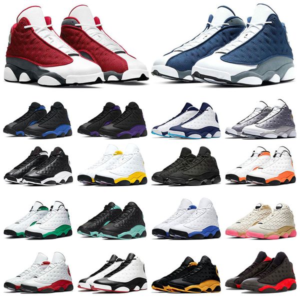 

basketball mens running sneakers shoes 13s 13 red flint hyper royal black cat university gold chicago sports trainers