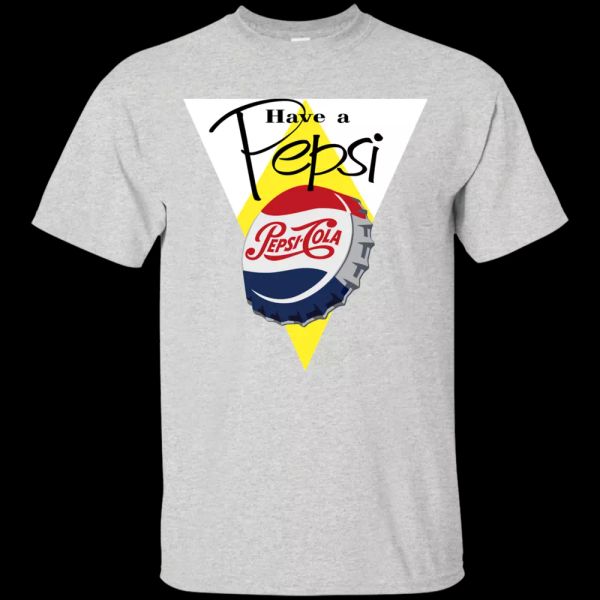 

Pepsi, Retro, 1960's, Retro, Cola, Soda, Pop, T-shirt, White;black