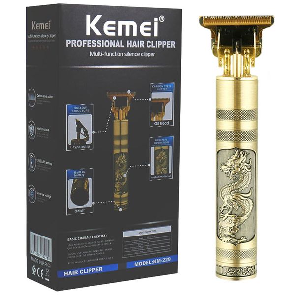 

original mens professional metal housing finishing edging hair trimmer electric haircut beard clipper hair cutter machine