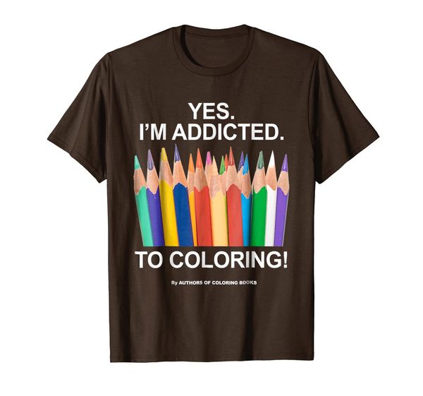 

The Official Coloring Books T-Shirt, Mainly pictures