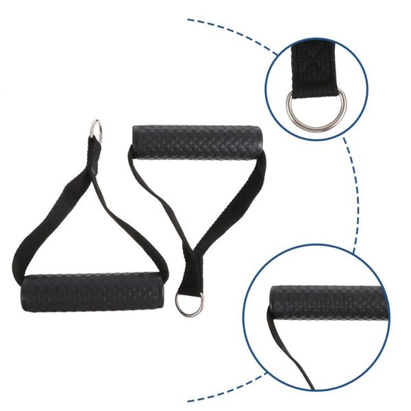 

accessories 2 pcs fitness handle durable tension rope heavy duty