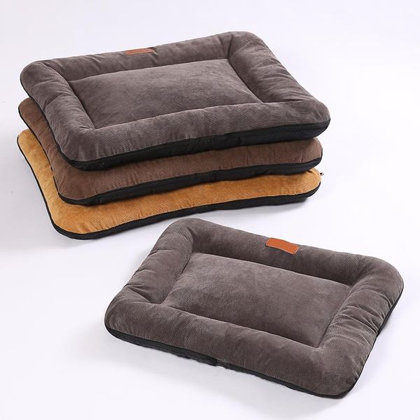 

kennels & pens washable fluffy pet sleeping mat soft plush kennel cushion for dogs