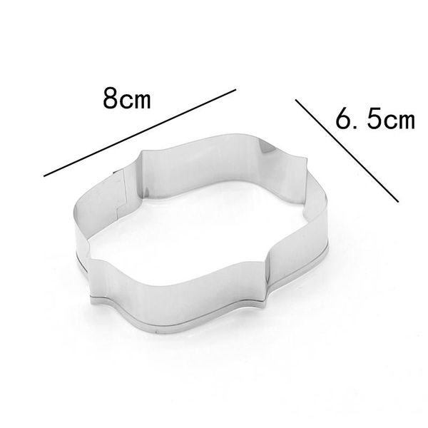 

baking moulds cake cookie mould cutter stainless steel diy frame fondant mold kitchen tool xkw