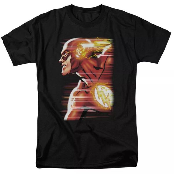 

Justice League of America Speed Head T-Shirt DC Comics Sizes S-3X NEW, White;black