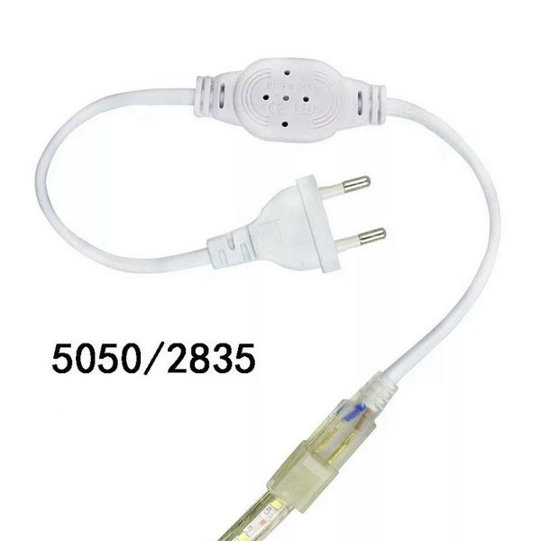 

plug us power supply adapter cable for single color led strip light 220v modules
