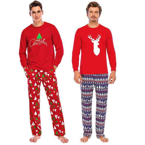 

sleepwear fashion pajamas lovers' long sleeve spring autumn men's christmas, Black;brown