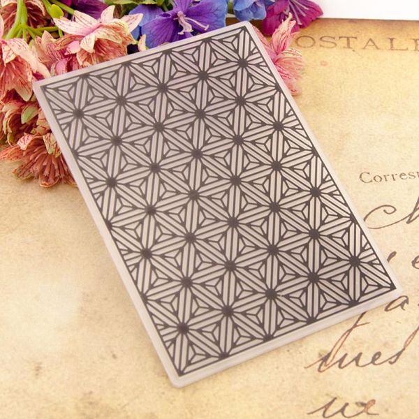 

craft tools embossing folders geometric flower for scrapbook folder diy card tool plastic template