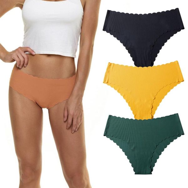 

women's panties lace thongs g-string seamless underwear solid color briefs ladies t-back lingerie 1pc bragas, Black;pink