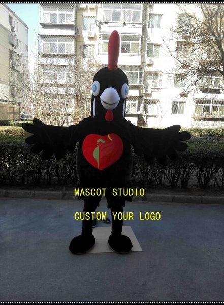 Mascot CostumesNova Frango Mascote Traje Fato De Festa Jogo Dress Driver Outfit Halloween Adulto