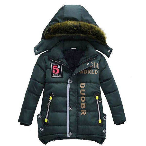 

new winter boys jacket zipper warm kids clothes cotton coat for boys hooded outerwear children jackets clothing, Blue;gray