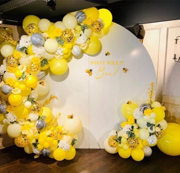 

party decoration 36inch 18inch 12inch 10inch 5inch yellow balloons wedding balloon arch birthday decor air ballons helium latex