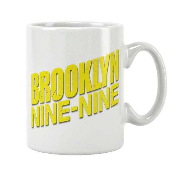 

mugs brookln nine-nine b99 mug funny coffee tea cup gift white ceramic