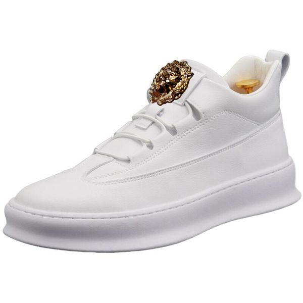 

luxe men's dress shoes spring and autumn a foot gold embroidery fashion casual shoe new trend bean fisherman board shos zapatos hombre, Black