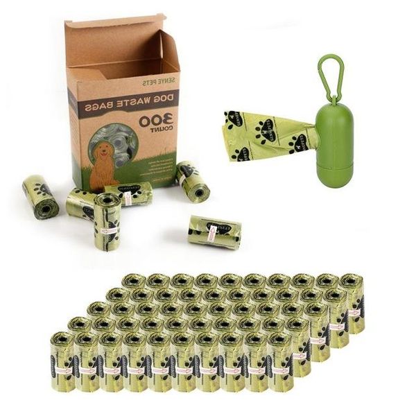 

dog travel & outdoors pet poop bags dispenser for waste bag holder - plastic 10/12 micron thicken garbage outdoor clean pets supplies