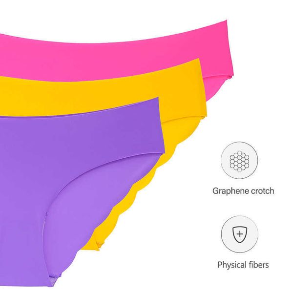 

g strings underwear japanese and korean women's triangle pants with ruffles, middle waist, no trace, , breathable comfortable cotton cr, Black;white
