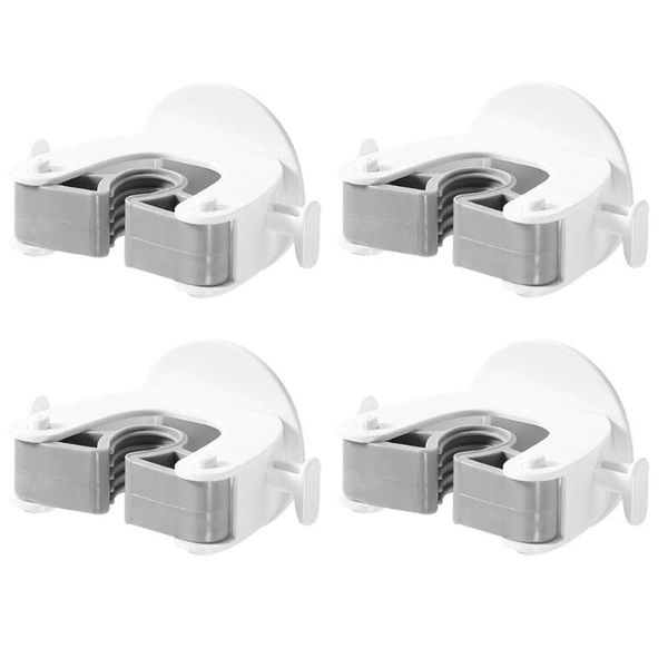 

hooks & rails 4pcs dustpan hanger space saving home garage self adhesive kitchen mop organizer broom holder bathroom anti slip storage