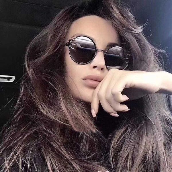 

sunglasses gothic steampunk men women metals luxury brand design round male sunglasses shades eye wear uv400, White;black