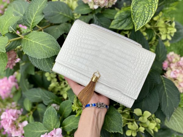 

classic women's fashion high-end designer bags tassel crooked cross body bag leather texture one shoulder bag wholesale hardwares walle