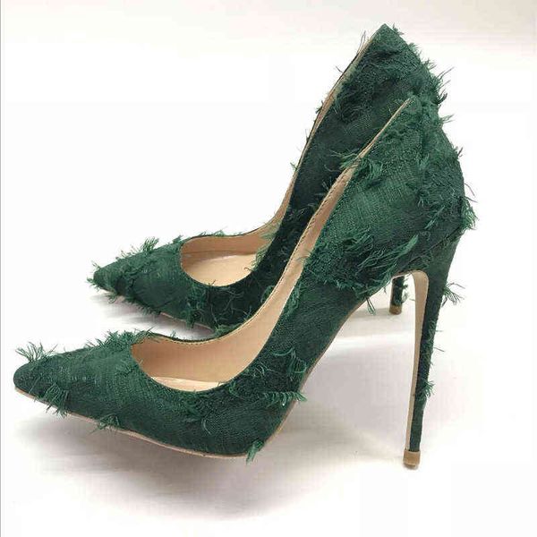 

women's high heels with tassels, spring and autumn shoes, wedding, party, 8cm, 10cm, 12cm, 33-45, Black