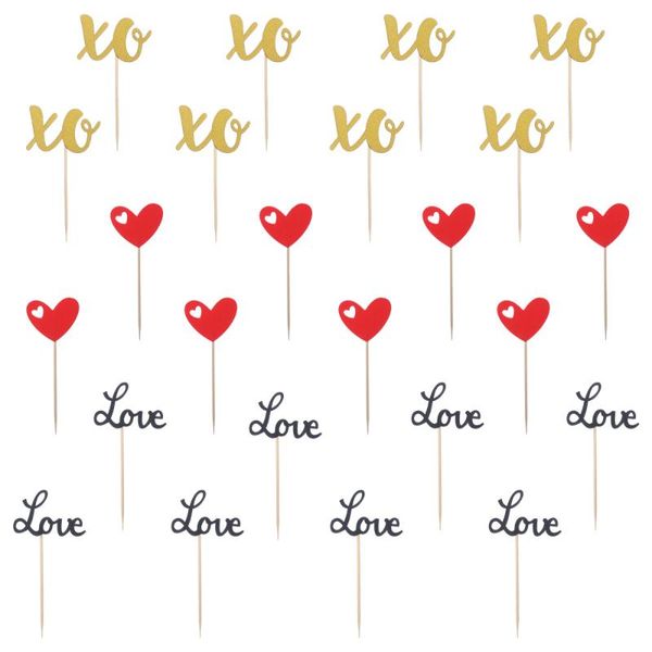 

24pcs cake dessert ers cupcake creative insert cards for engagement proposal greeting