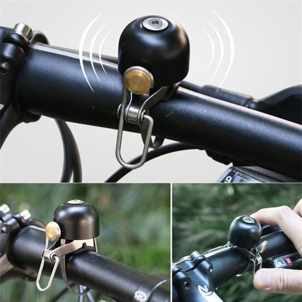 

bike horns stainless bicycle bell ring loud sound horn cycling handlebar warning alarm portable mountain road riding equipment