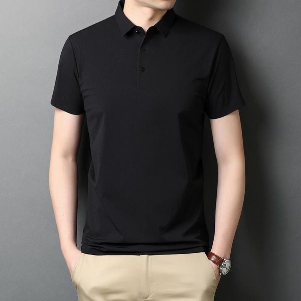 

men's t-shirts male 2021 summer tees lapel short-sleeved t shirt jke1953, White;black