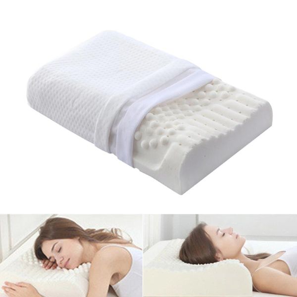 

pillow latex orthopedic massage for sleeping neck pain relief cervical bed soft