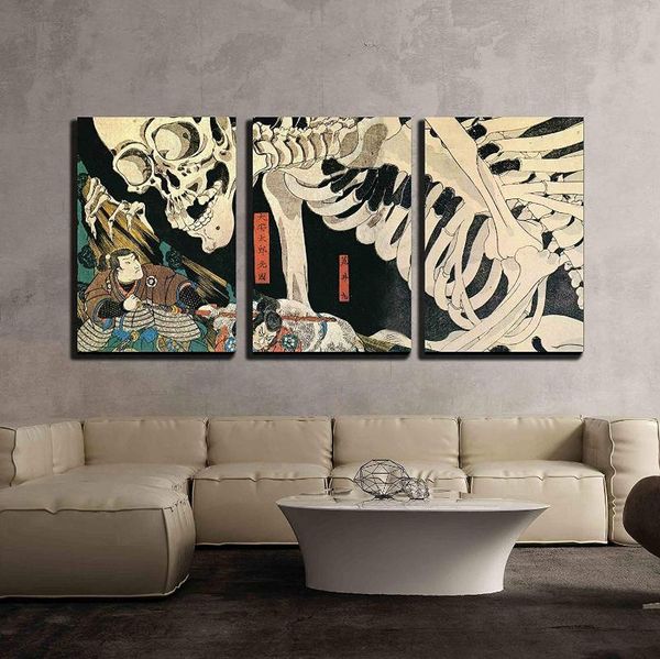 

metal painting 3 piece canvas wall art wheat field under the sunset modern home decor stretched and no framed