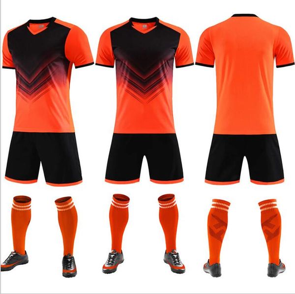 

e38 hight quality soccer jersey breathable football shirt men sports kits blue and yellow maillot de foot, Black