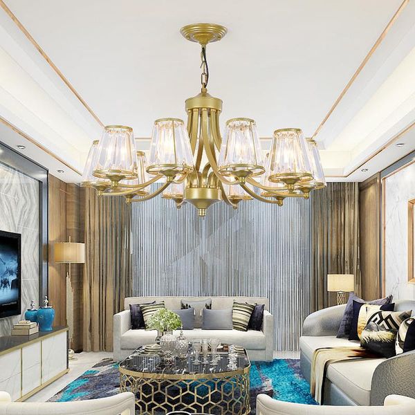 

modern crystal chandeliers lights home lighting ledlamp living room bedroom plafonnier round led chandelier lampadari fixtures