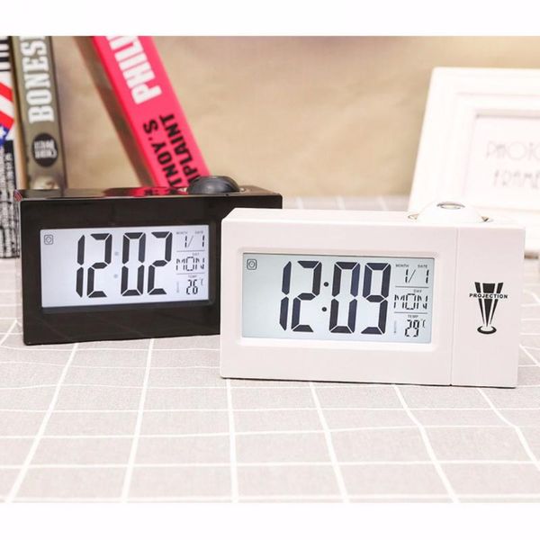 

other clocks & accessories lcd digital snooze voice talking projection wall backlight alarm clock bell