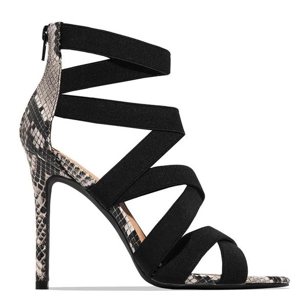 

dress shoes 2021 fashion all-match classic open toe high heels temperament heel sandals women, Black
