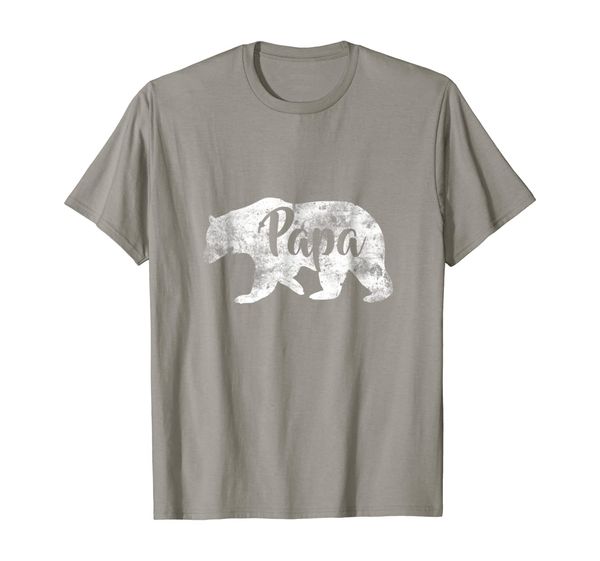 

Mens Papa Bear T-Shirt Awesome Camping Father' Tee, Mainly pictures
