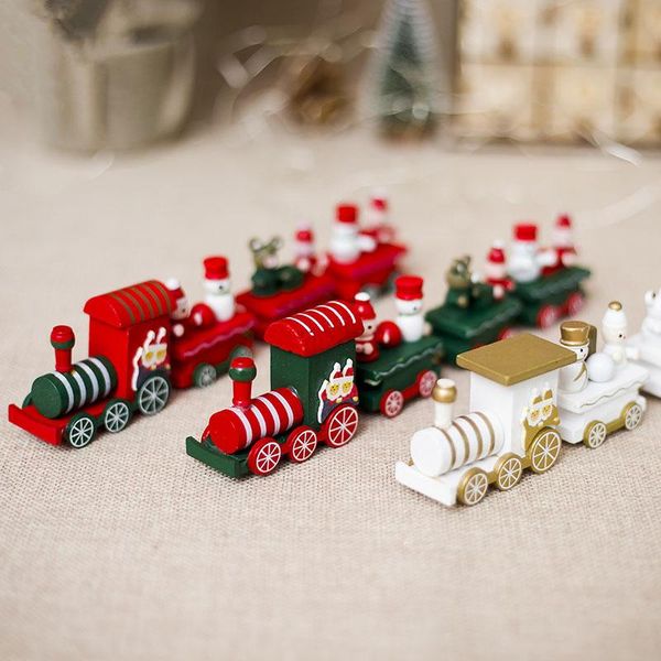 

christmas decorations year gifts for home creative color train child gift ornaments navidad,q