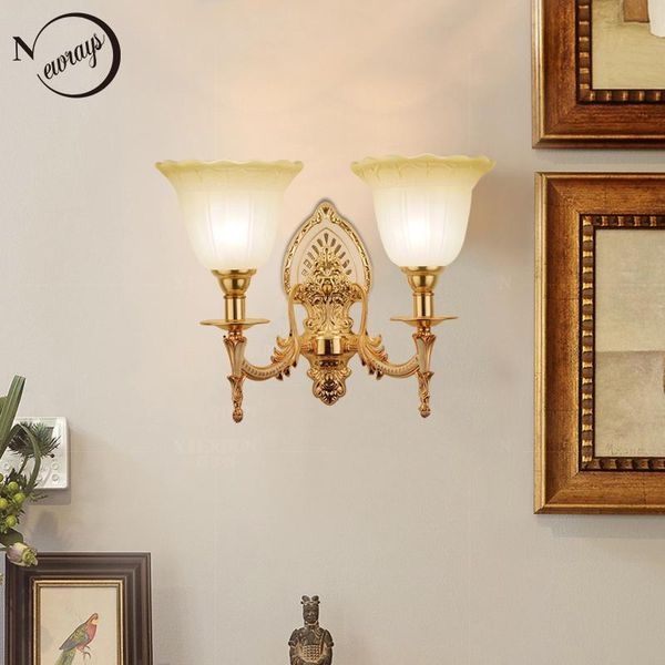 

wall lamp modern plated metal glass royal jade led e27 220v luxury lustre lights for living room bedroom restaurant hallway