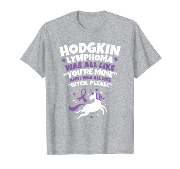 

hodgkin lymphoma tshirt, White;black