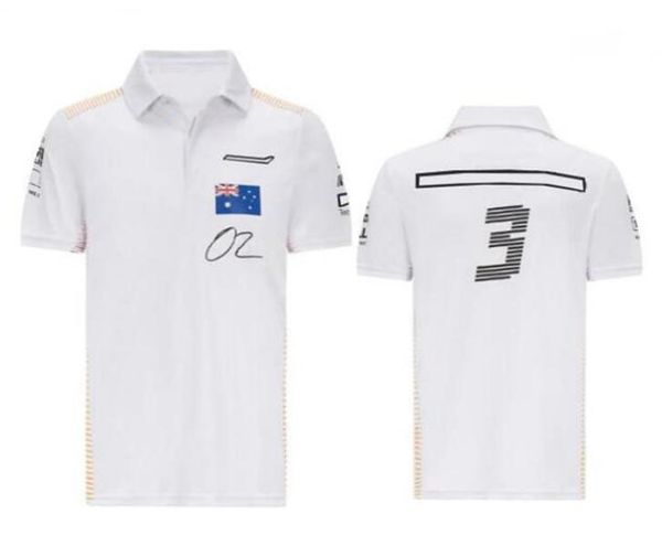 

f1 racing polo shirt, team lapel t-shirt, the same style customized