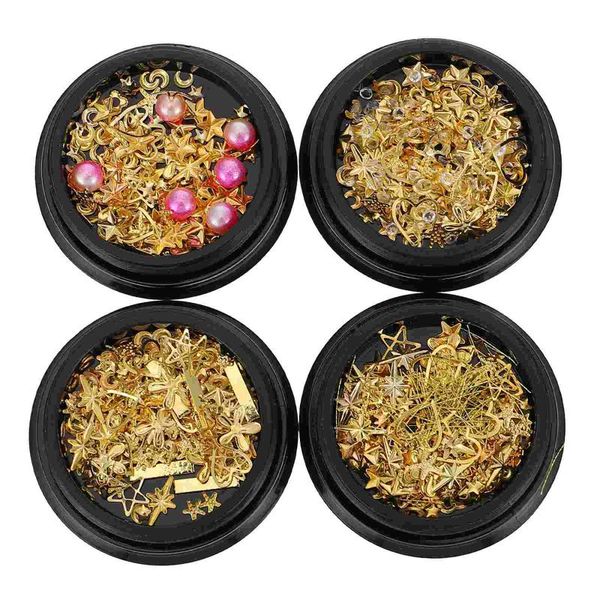 

nail drill & accessories 4 boxes creative art decorative item small accessory