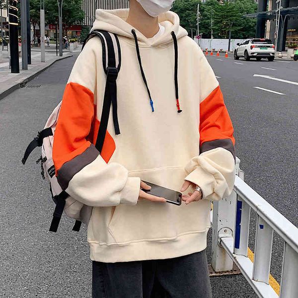 

sweater spring and autumn new trend youth loose brand large size sweater men's wear, Black