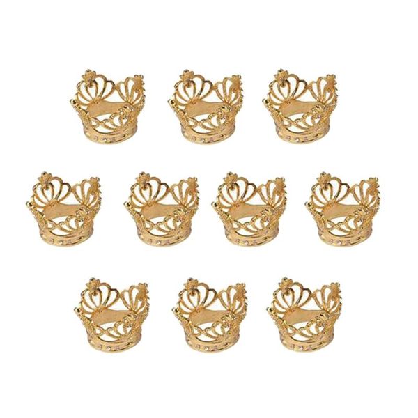 

napkin rings 6pcs/lot crown ring metal tissue buckle suitable for wedding banquet holiday party decoration