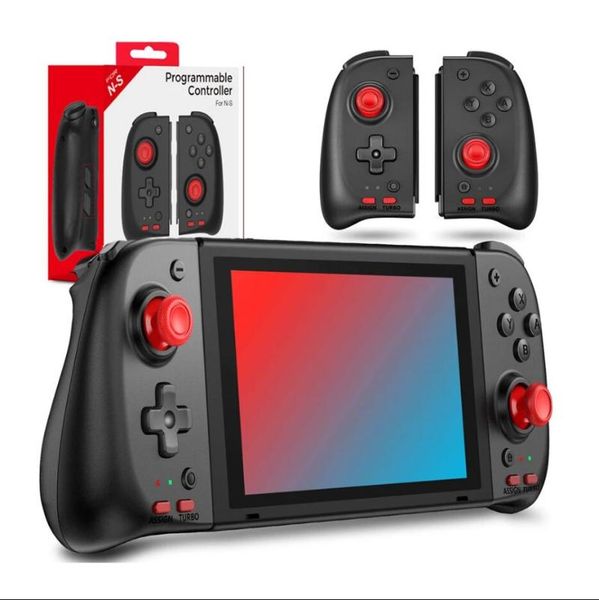 

game controllers & joysticks for switch wired controller handle grip joypad left right gamepad with turbo macro programming functio