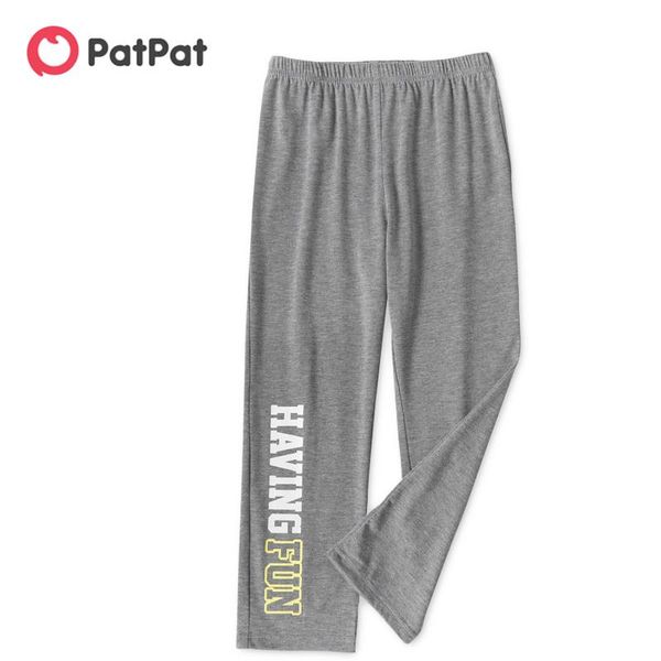 

trousers patpat kid boy letter print elasticized casual pants sweatpants, Blue