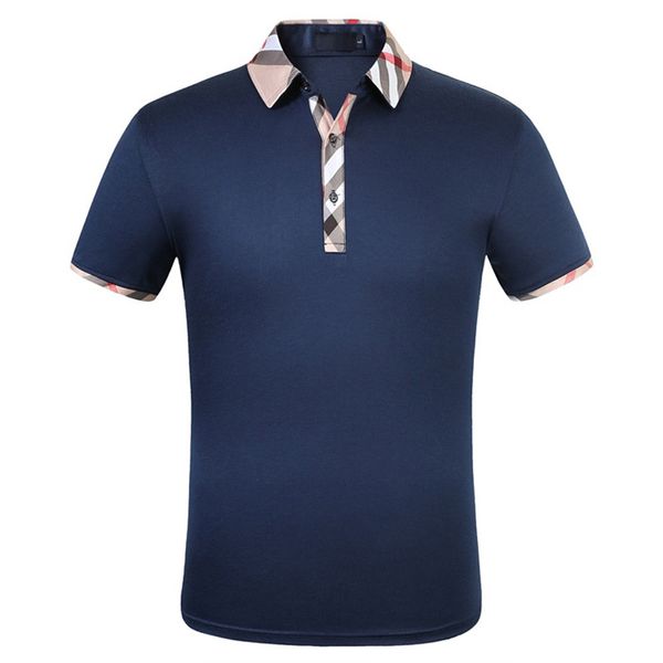 Camisas de estilistas masculinos polos manga curta camiseta original com lapela única jaqueta masculina roupas esportivas terno M-3XL #662