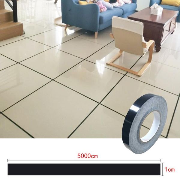 

wall stickers ceramic tile mildewproof gap tape sealing waterproof foil strip silver golden rims he