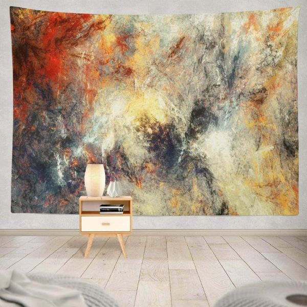 

tapestries abstract beautiful blue and red bright color wall hanging tapestry