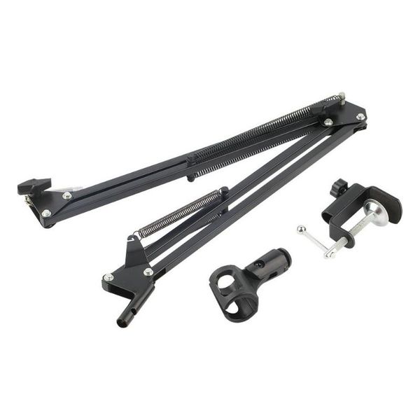

mic microphone suspension boom scissor arm stand holder for studio broadcast promotion c1 microphones