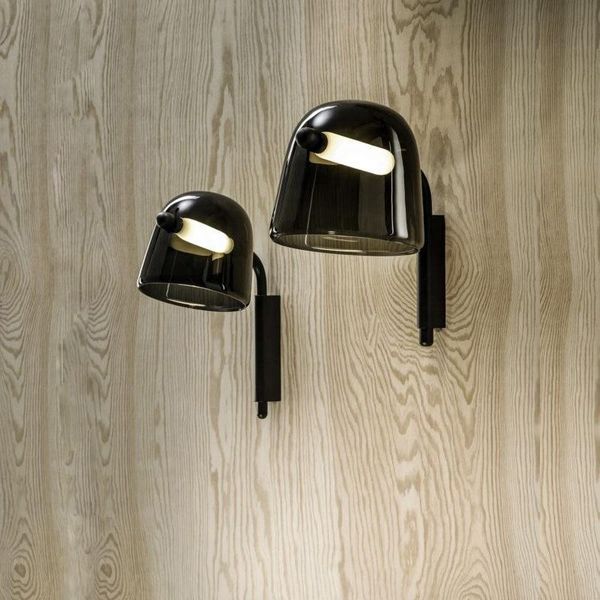 

modern crystal wall sconce lighting stone lights wood glass ball aisle dining room corridor lamp