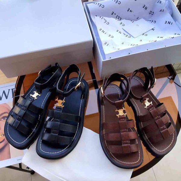 

ce arc de triomphe roman sandals ysj, Black