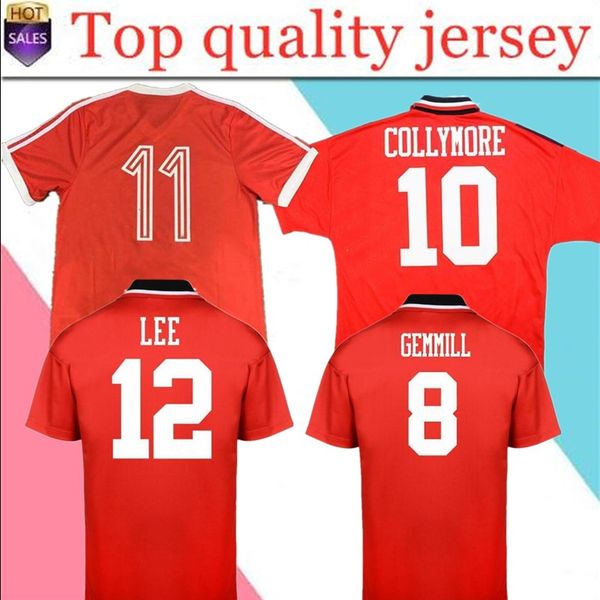 

79 80 nottingham forest 1994 collymore haaland retro soccer jersey 94/95 gemmill bohinen haaland roy stuart pearce classic vintage football, Black;yellow