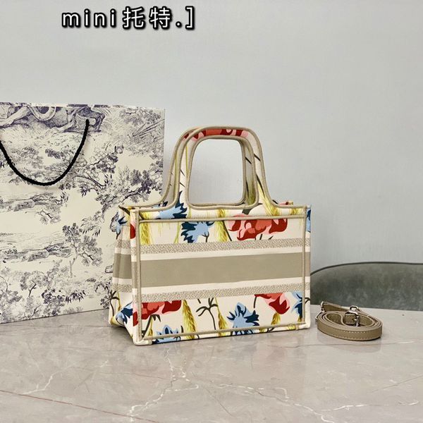 

70% factory store tot capacity old flower tiger canvas embroidery hand shopping bag